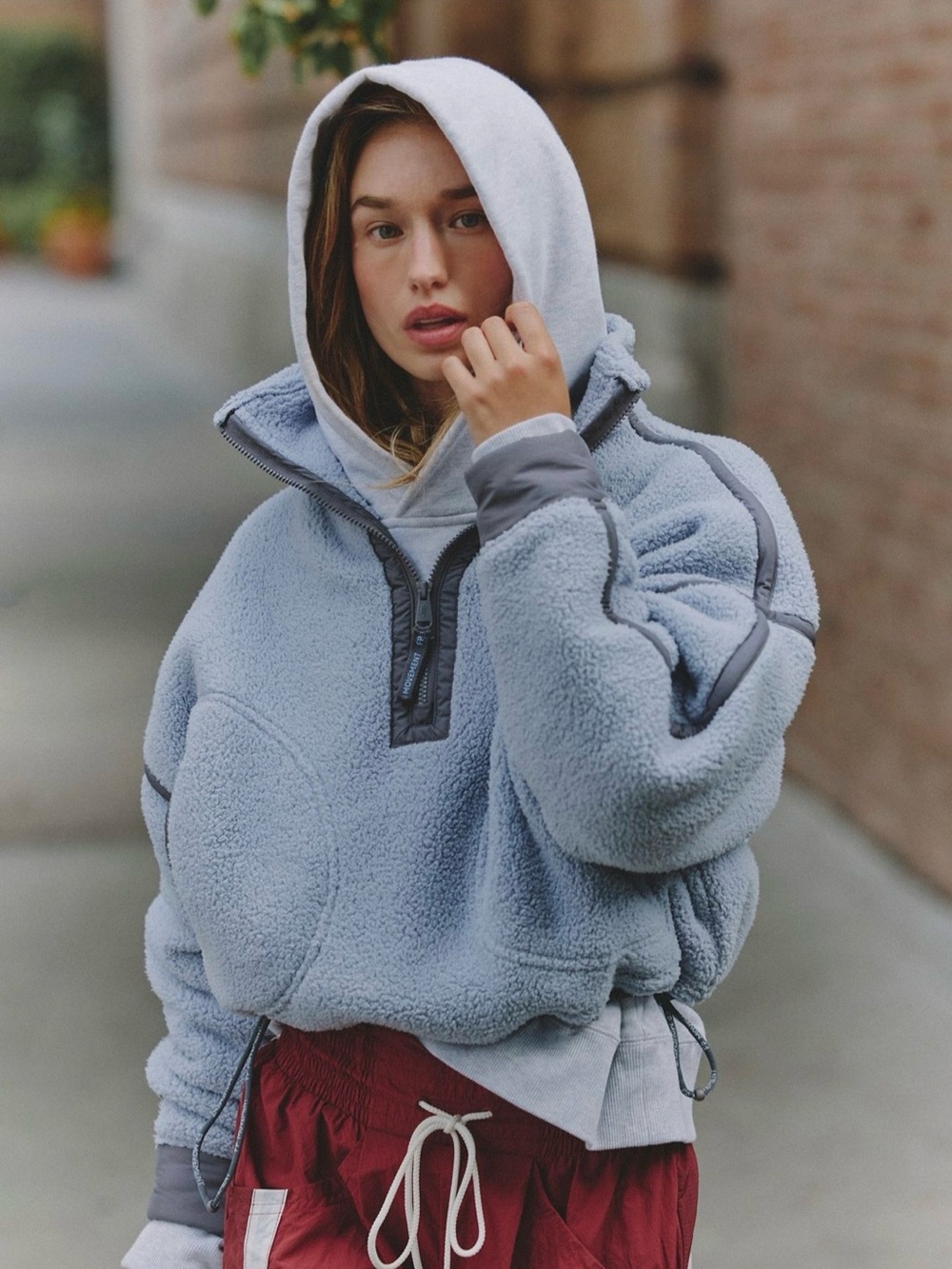 NWT  FP Movement Mountain High Half-Zip Fleece from Free People XL